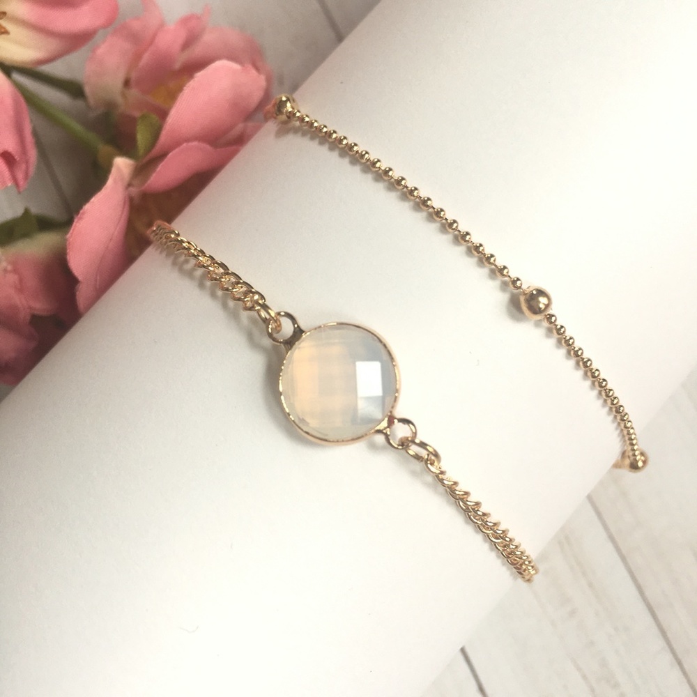 Crystal Boho Anklet Set - Picture 4 of 4